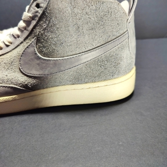 Nike Blazer Suede Chukka CS TC Stealth Gray Retro Suede Sneakers Size 10 - Picture 4 of 6